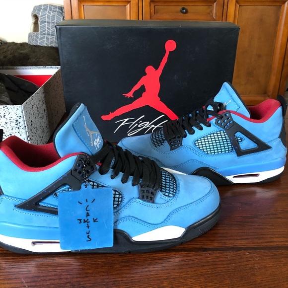 travis scott jordan 4 box